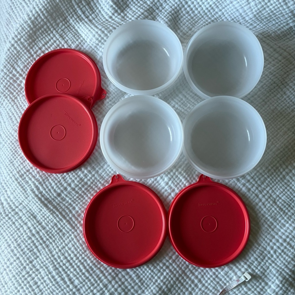 Tupperware Modular bowl container set of four